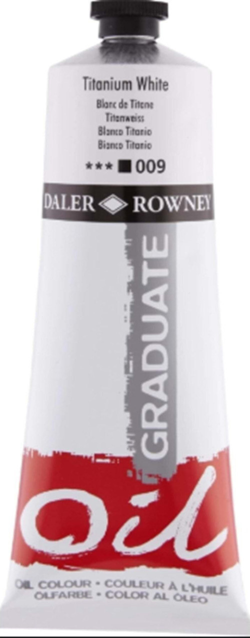 Graduate Yağlı Boya 200ml 009 Titanium White