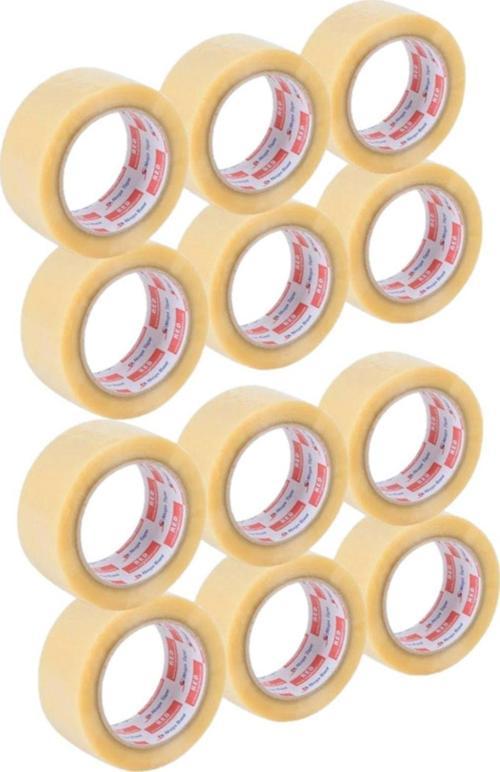Extra Güçlü Koli Bandı Şeffaf 45X100Mt X12 Adet