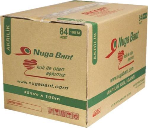 Extra Güçlü Koli Bandı Şeffaf 45X100Mt X84 Adet