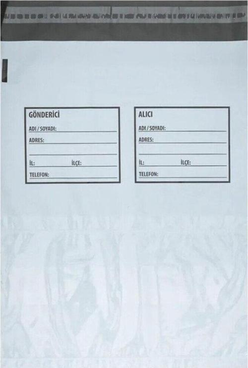 30X37,5+5 Cm Cepli Kargo Poşeti (500 Adet)