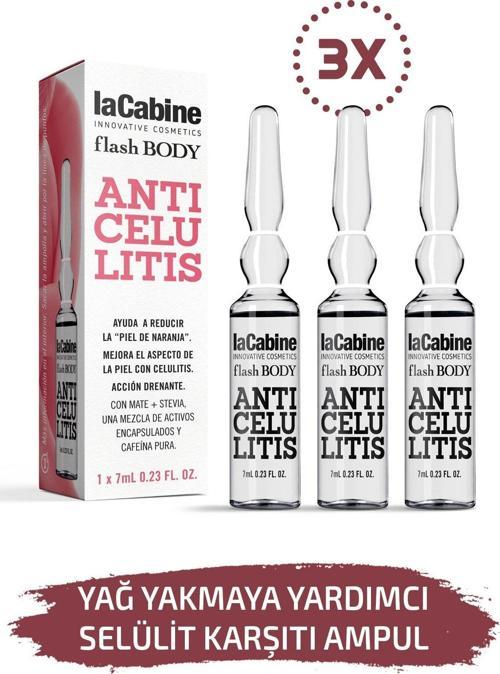 3 Adet Selülit Karşıtı Ampul Vücut Için Yağ Yakmaya Yardımcı Anti Selülit Dermaroller Dermapen Serum