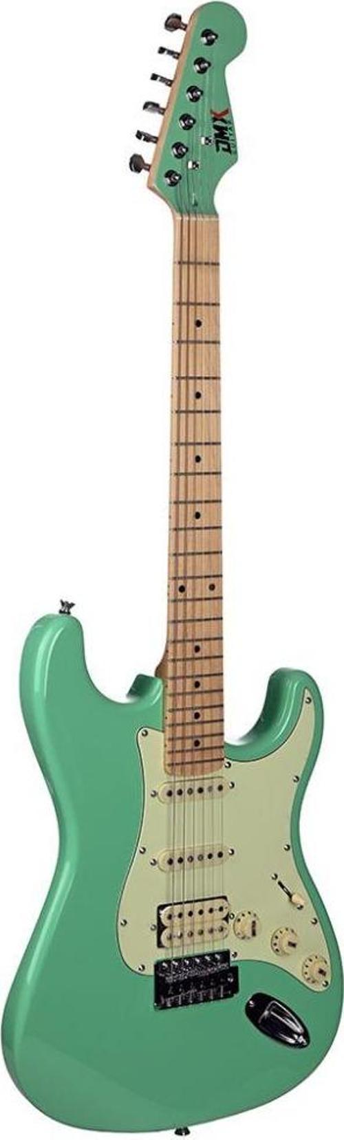 Guitars DEG100 HSS SSG Elektro Gitar (Satin Surf Green)
