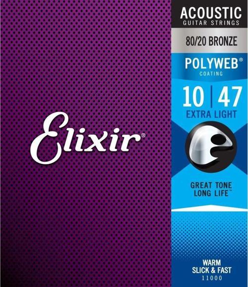 Polyweb Bronze  Extra Light Akustik Gitar Teli (.010-.047)