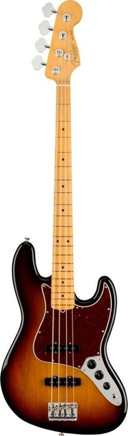 American Professional II Jazz Bass Akçaağaç Klavye 3-Color Sunburst Bas Gitar