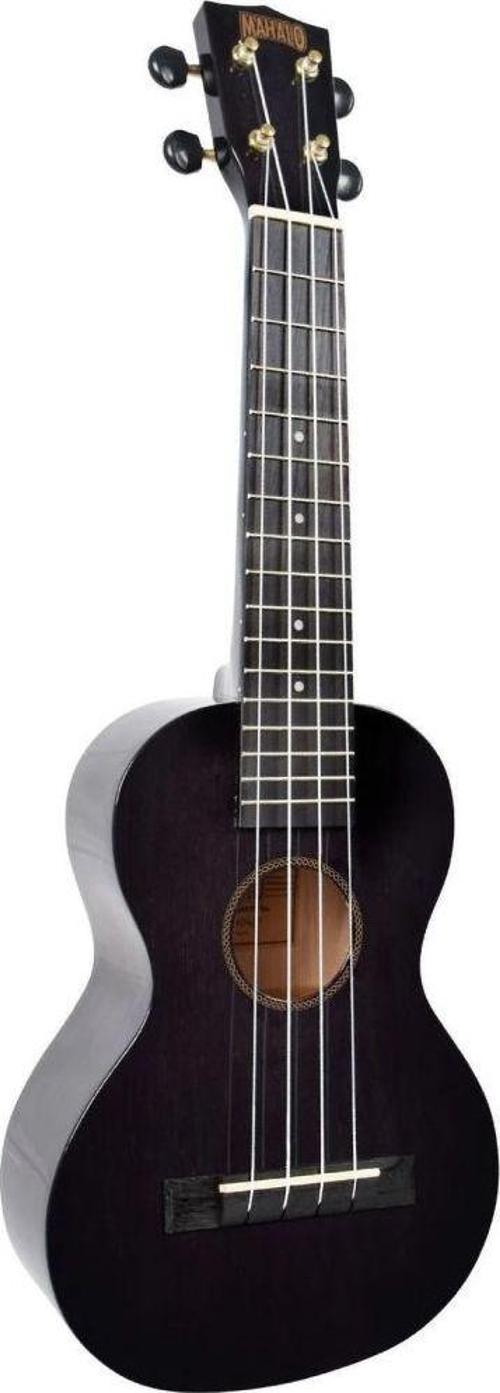 MH2WTBK Hano Series Concert Ukulele (Transparent Black)