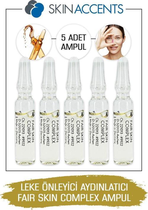 5 Adet Leke Açıcı Ampul Alman Serum Dermaroller Dermapen Cilt Bakım Serumu