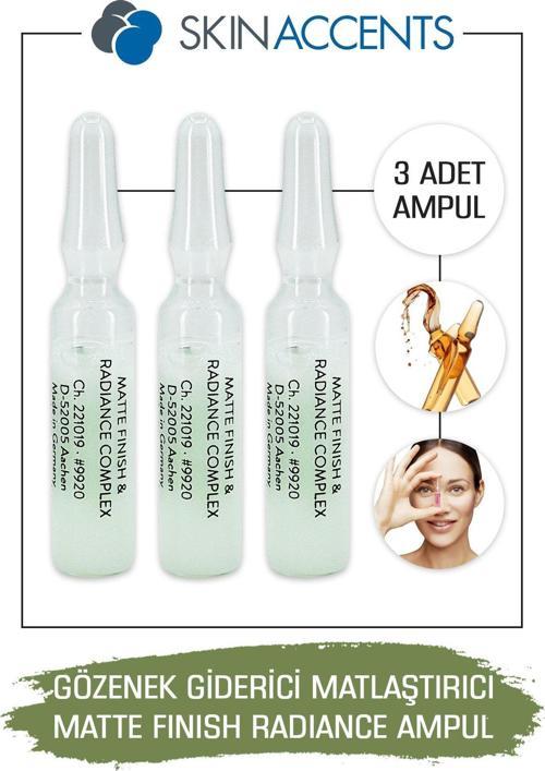 Gözenek Giderici Matlaştırıcı Ampul Cilt Serumu 3 Adet