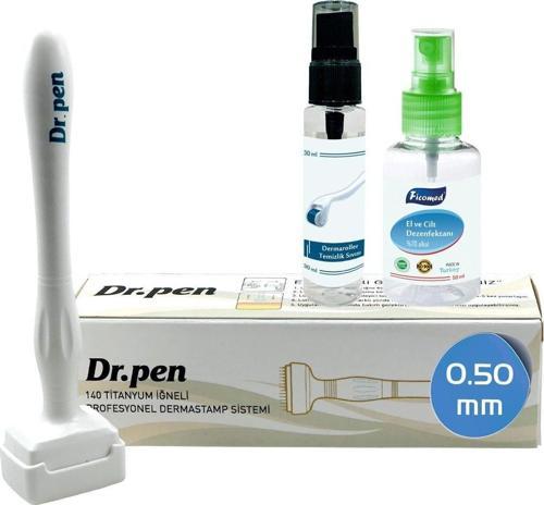 Dermastamp 0.50 Mm Dermaroller Titanyum 140 Iğneli Derma Stamp