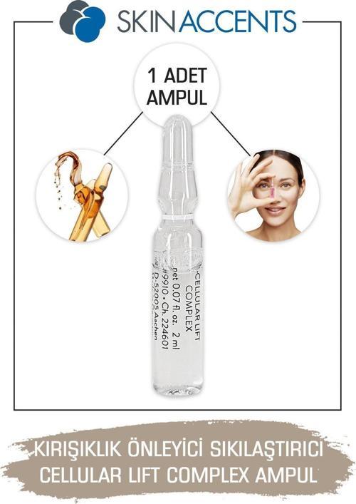 Kırışıklık Giderici Sıkılaştırıcı Ampul Cellular Lift Cilt Serumu 1 Adet Dermaroller Dermapen Serum