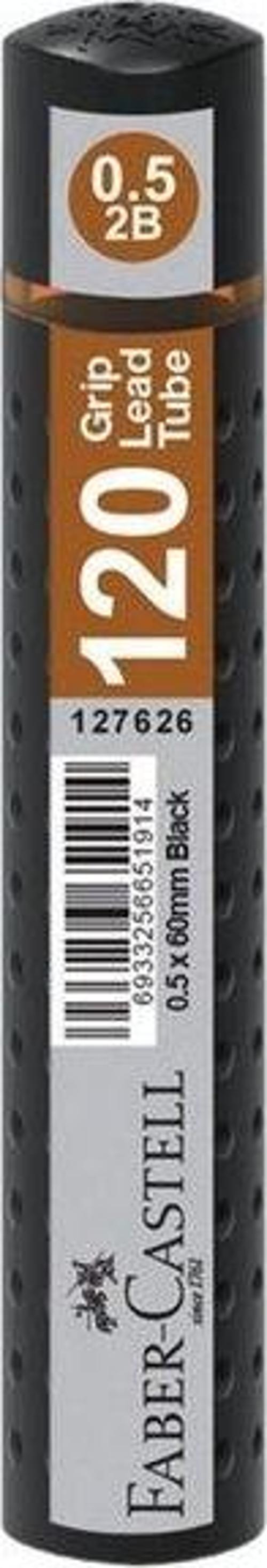 Grip Min 0.5 2b 60 mm 120'li Siyah Tüp