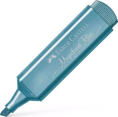 Faber-Castell Metalik Renkler Fosforlu Kalem 2021 Yeni Renkler Metalik Mavi