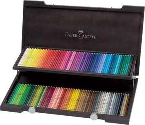 Polychromos 120 Renk Ahşap Kutu Kuru Boya