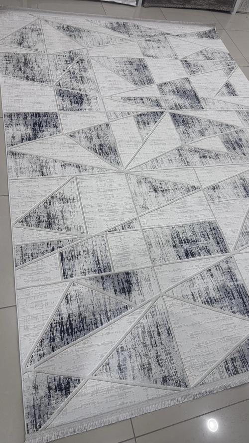 Safyün Halı Kadife KF456 Gri 200 X 290