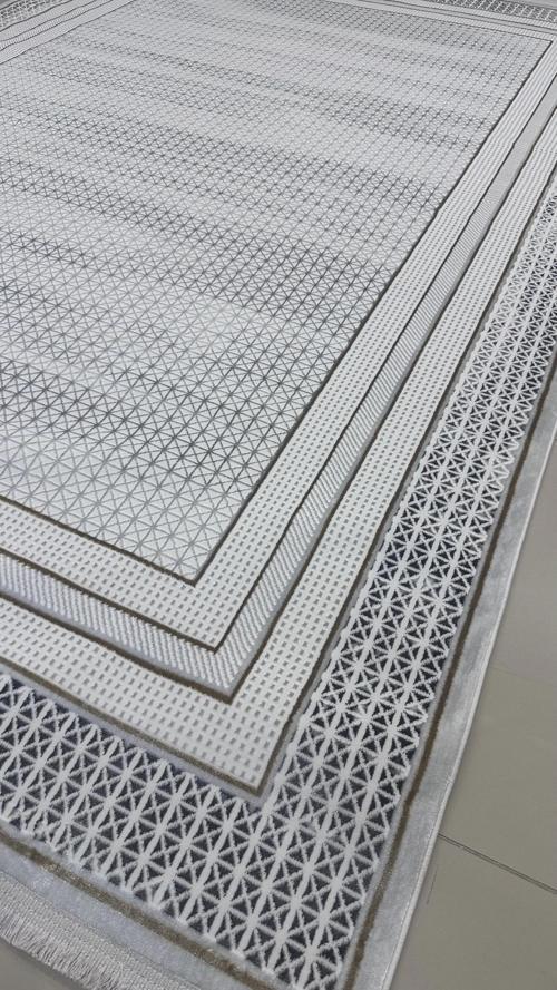 Safyün Halı Kadife KF454 Gri 200 X 290