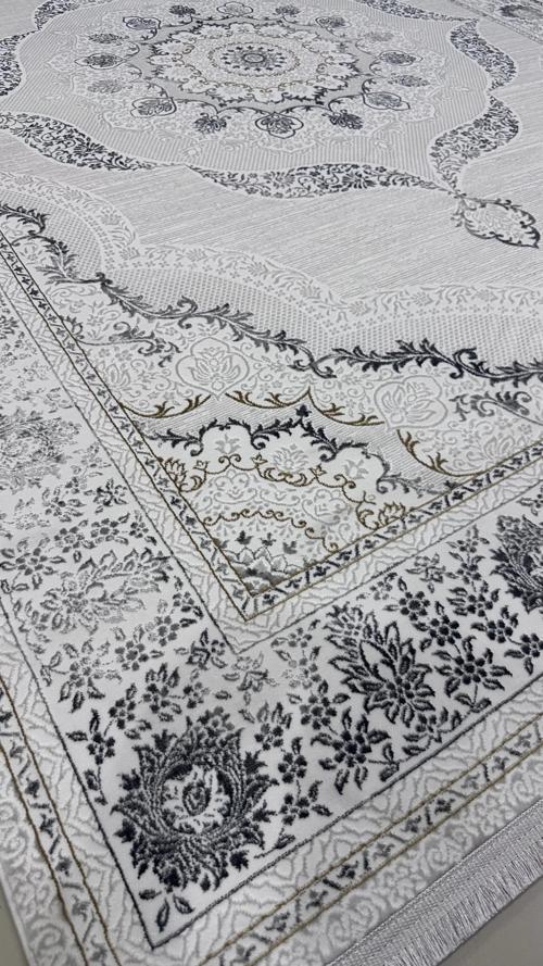 Safyün Halı Kadife KF501 Gri 200 X 290