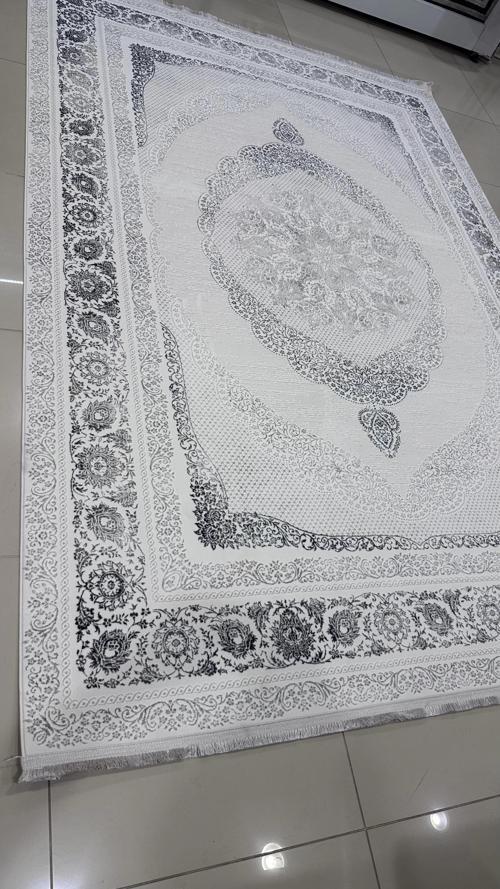 Safyün Halı Kadife KF504 Gri 200 X 290