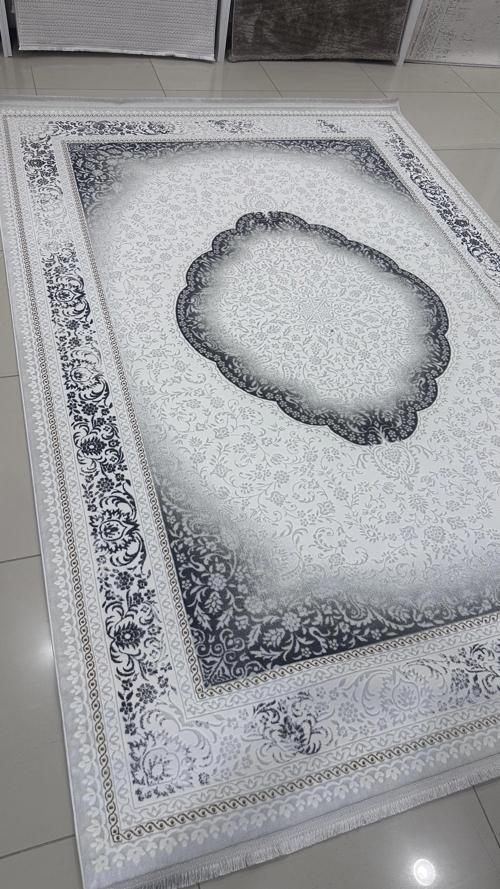 Safyün Halı Kadife KF513 Gri 200 X 290