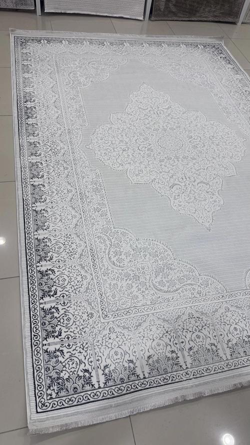Safyün Halı Kadife KF505 Gri 200 X 290