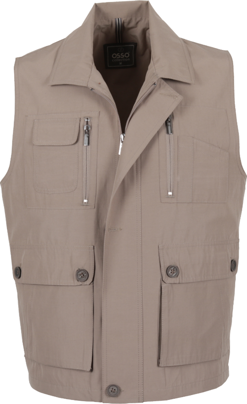 Erkek Keten Yelek Normal Kesim Yakalı RAR01301