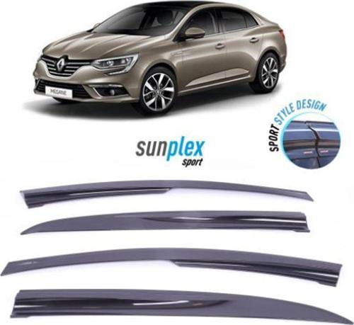 Renault Megane 4 Mugen Cam Rüzgarlığı 2016+ sonrası 4'lü Sunplex