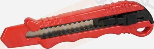 RAK104 Maket Bıçağı Kırmızı Metal Geniş