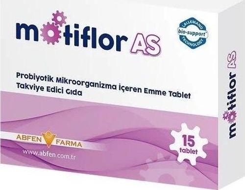 Motiflor AS Probiyotik 15 Tablet