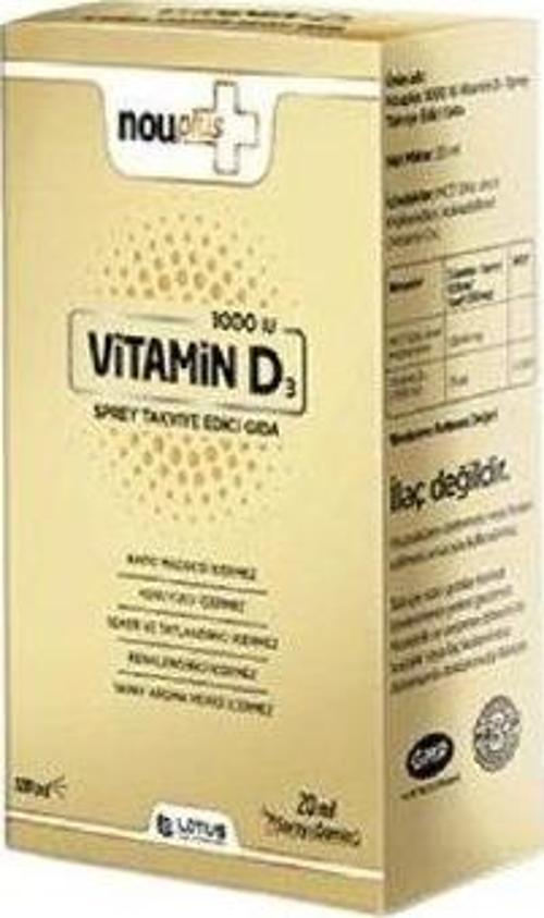 Vitamin D3 1000IU Sprey 20 ml