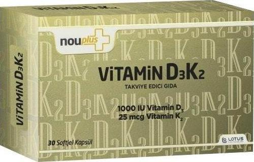 Vitamin D3K2 30 Kapsül