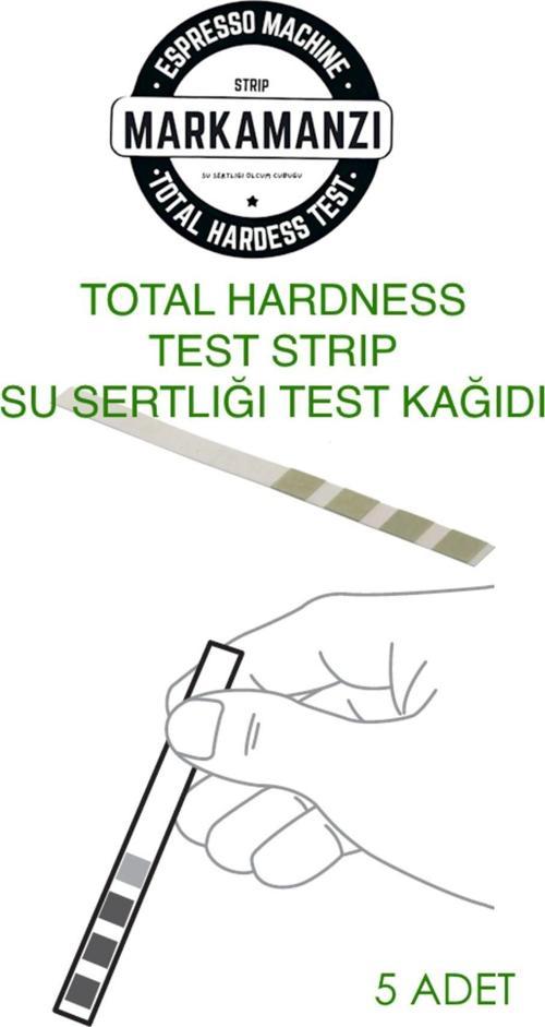 Espresso Makinesi Su Sertliği Test Şeridi Siemens Philips Ep5547 Ep3246 Tüm Serilere Uygun 5 Adet