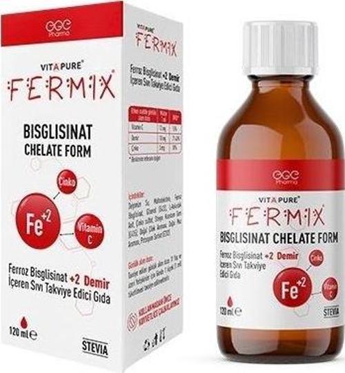 Fermix Bisglisinat Chelate Form Sıvı 120ml Şurup