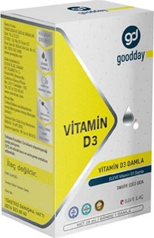 Vitamin D3 Oral Damla 20 ml