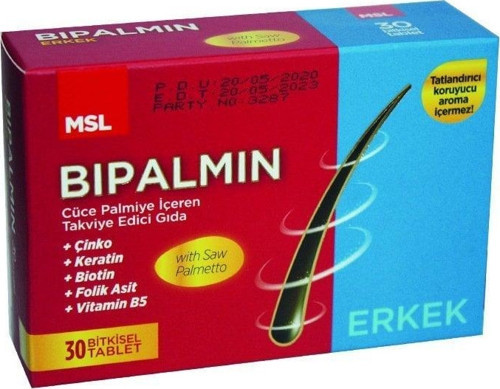 MSL Bipalmin Erkek 30 Tablet