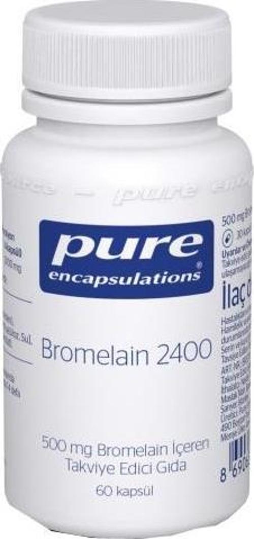 Pure Bromelain 2400 BTL 60 Kapsül