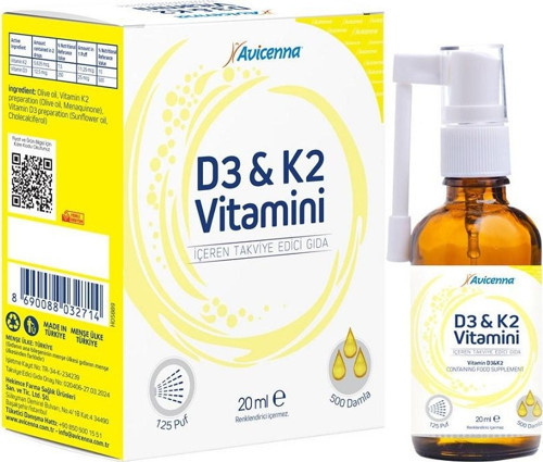 D3 K2 Vitamini Sprey 20ml