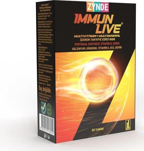 IMMUNLIVE Multivitamin Mineral 30 Tablet