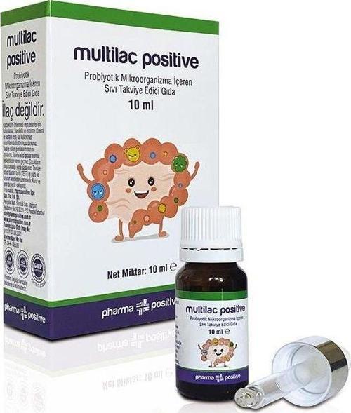Multilac Positive Probiyotik içeren Damla 10 ml