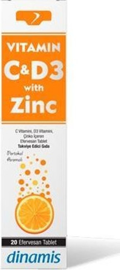 Vitamin C D3 with Zinc 20 Efervesan Tablet