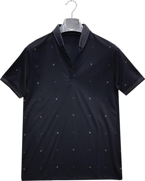 Troy Yakalı Slim Fit Kısa Kol Erkek Tişört-6730