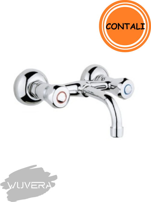 Klasik Çevirmeli Sabit Lavabo Bataryası – Şıklık ve Fonksiyonellik Bir Arada