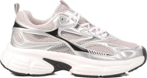 Gümüş Fileli Hafif Kadın Spor Ayakkabı GS-251-530 G