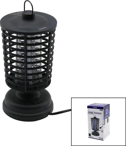 AUHMA MOSQUITO TRAP AQM-02 SİNEK CIZ ÖLDÜRÜCÜ MAKİNE FENER MODELİ MASA ÜSTÜ - ASKI HALKALI 3.6-4W 12X21.5CM (2818)