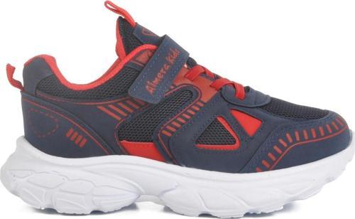 Lacivert Cırtlı Fileli Unisex Çocuk Spor Ayakkabı 1500 F