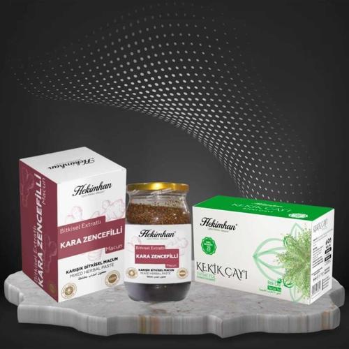 Kara Zencefilli Macun + Kekik Çayı