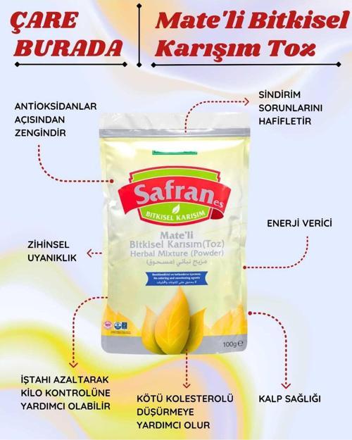 Mateli Bitkisel Karışım Toz 100 Gr