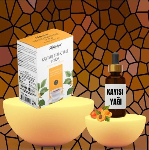 Kayısı Biberiyeli Form Çayı + Kayısı Yağı
