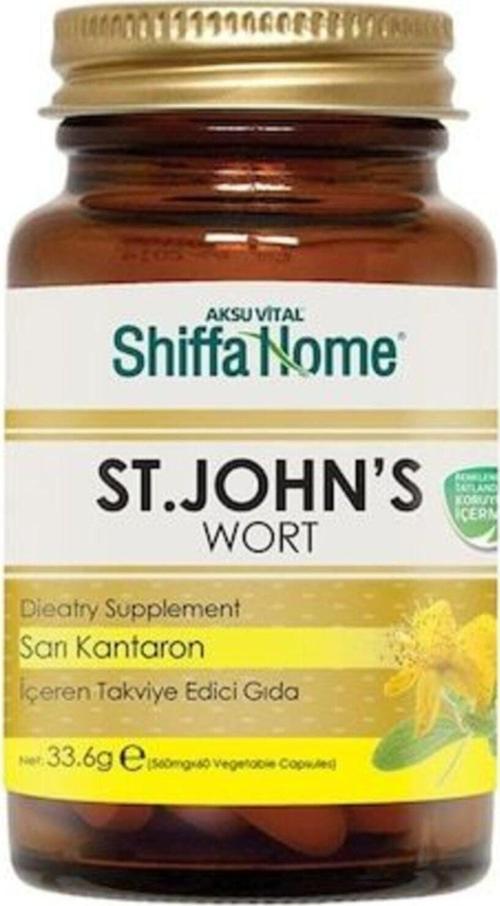 Sarı Kantaron St. John'S Wort 60 Kapsül X 560 Mg Shiffa Home