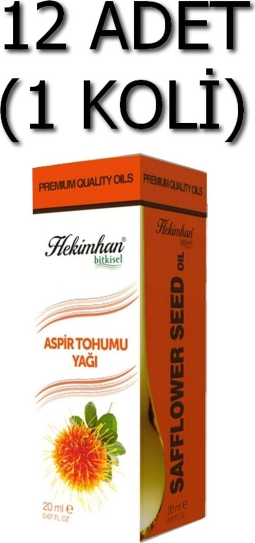 Aspir Tohumu Yağı 20 Ml 12 Adet (1 Koli)