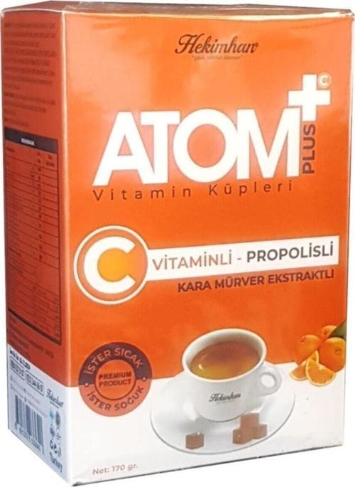 Atom Çayı Atom Plus Vitamin Küpleri C Vitamin + Propolis Atom Küpü