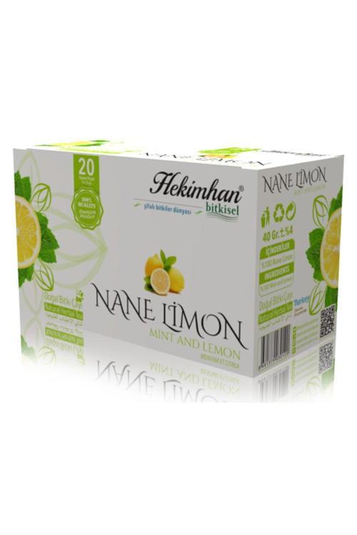 Nane Limon 20'Li Süzen Poşet Çay Sallama Bitki Çay, Demleme Bitki Çayı