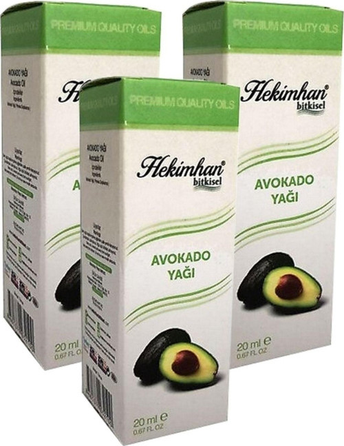 Avokado Yağı 20 Ml 3 Adet
